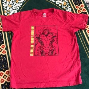 Red Iron Man Graphic T-Shirt